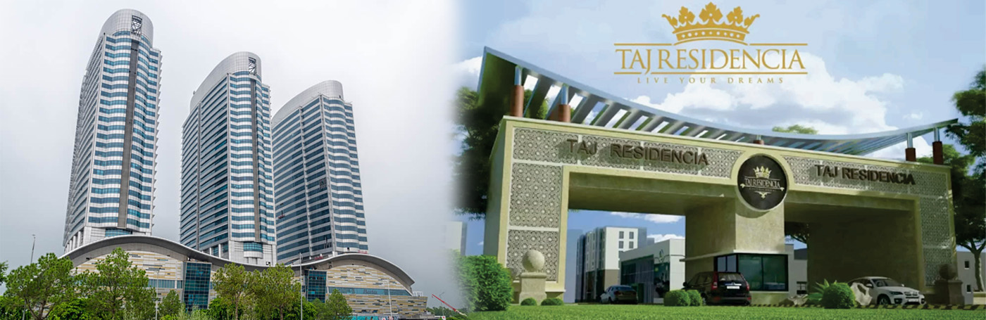 Cityscape with modern architecture